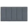 Dunkelgraues, samtgepolstertes Kopfteil 80 cm von , Kopf- und Fußteile - Ref: Foro24-374644, Preis: 38,49 €, Rabatt: %