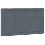 Dunkelgraues, samtgepolstertes Kopfteil 80 cm von , Kopf- und Fußteile - Ref: Foro24-374644, Preis: 39,22 €, Rabatt: %