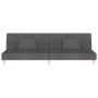 Zweiplätziges Schlafsofa mit zwei dunkelgrauen Kissen. von , Sofas - Ref: Foro24-375888, Preis: 254,91 €, Rabatt: %