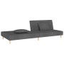 Zweiplätziges Schlafsofa mit zwei dunkelgrauen Kissen. von , Sofas - Ref: Foro24-375888, Preis: 254,91 €, Rabatt: %