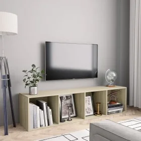 Regal/TV-Schrank aus Sonoma-Eiche, 143 x 30 x 36 cm von vidaXL, Regale und Regale - Ref: Foro24-800264, Preis: 52,24 €, Rabat...