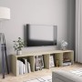 Estantería/mueble de TV roble Sonoma 143x30x36 cm de vidaXL, Estantes y estanterías - Ref: Foro24-800264, Precio: 53,19 €, De...