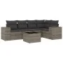 Set de muebles de jardín 6 pzas y cojines ratán sintético gris de , Conjuntos de jardín - Ref: Foro24-3254877, Precio: 398,77...