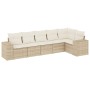 Juego de sofás jardín con cojines 6 pzas ratán sintético beige by , Garden sets - Ref: Foro24-3222587, Price: 417,89 €, Disco...