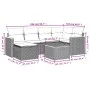 Set sofás de jardín 7 piezas y cojines ratán sintético beige by , Garden sets - Ref: Foro24-3258587, Price: 444,49 €, Discoun...