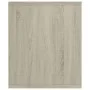 Regal/TV-Schrank aus Sonoma-Eiche, 143 x 30 x 36 cm von vidaXL, Regale und Regale - Ref: Foro24-800264, Preis: 52,03 €, Rabat...