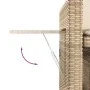 Garten-Liegesessel mit beigen Kissen aus synthetischem Rattan von , Gartenbänke - Ref: Foro24-365820, Preis: 310,95 €, Rabatt: %