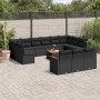 Set sofás de jardín 14 pzas con cojines ratán sintético negro by , Garden sets - Ref: Foro24-3258863, Price: 872,76 €, Discou...