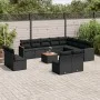 Set de sofás de jardín y cojines 13 pzas ratán sintético negro by , Garden sets - Ref: Foro24-3258877, Price: 779,47 €, Disco...