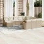 Set de sofás de jardín 12 pzas y cojines ratán sintético marrón by , Garden sets - Ref: Foro24-3258985, Price: 858,95 €, Disc...