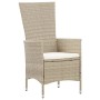 9-teiliges Garten-Esszimmerset und Kissen, synthetisches Rattan, beige von vidaXL, Gartensets - Ref: Foro24-46042, Preis: 805...