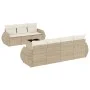 Juego de sofás de jardín con cojines beige 8 pzas ratán PE by , Garden sets - Ref: Foro24-3253465, Price: 638,90 €, Discount: %