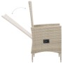 9-teiliges Garten-Esszimmerset und Kissen, synthetisches Rattan, beige von vidaXL, Gartensets - Ref: Foro24-46042, Preis: 805...
