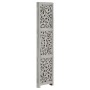 Screen 3 panels hand carved gray mango wood 120x165 cm by vidaXL, Room dividers - Ref: Foro24-285337, Price: 145,82 €, Discou...