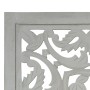 Biombo 3 paneles tallado a mano madera de mango gris 120x165 cm de vidaXL, Divisores de ambientes - Ref: Foro24-285337, Preci...