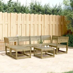 Gartensitzgruppe 6-teilig aus imprägniertem Kiefernholz von , Gartensets - Ref: Foro24-3217034, Preis: 479,83 €, Rabatt: %