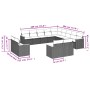 Set sofás de jardín con cojines 13 pzas ratán sintético beige by , Garden sets - Ref: Foro24-3258930, Price: 905,44 €, Discou...