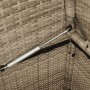 Gartenbank mit beigen Kissen aus synthetischem Rattan von , Gartenbänke - Ref: Foro24-365764, Preis: 189,91 €, Rabatt: %