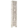 Screen 5 panels hand carved white mango wood 200x165 cm by vidaXL, Room dividers - Ref: Foro24-285331, Price: 285,32 €, Disco...