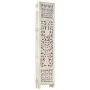 Screen 5 panels hand carved white mango wood 200x165 cm by vidaXL, Room dividers - Ref: Foro24-285331, Price: 268,63 €, Disco...