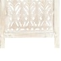 Paravent 5 Paneele handgeschnitztes weißes Mangoholz 200x165 cm von vidaXL, Raumteiler - Ref: Foro24-285331, Preis: 285,44 €,...