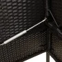 Banco de jardín con cojines ratán sintético negro by , garden benches - Ref: Foro24-365770, Price: 159,30 €, Discount: %