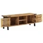 Mueble de TV madera maciza de mango 110x35x40 cm by , CD and DVD storage - Ref: Foro24-372722, Price: 171,67 €, Discount: %