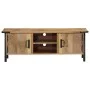 Mueble de TV madera maciza de mango 110x35x40 cm by , CD and DVD storage - Ref: Foro24-372722, Price: 171,67 €, Discount: %