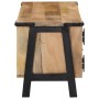 Massives Mangoholz-TV-Möbel 110x35x40 cm von , CD- und DVD-Speicher - Ref: Foro24-372722, Preis: 175,14 €, Rabatt: %