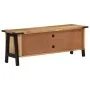 Mueble de TV madera maciza de mango 110x35x40 cm by , CD and DVD storage - Ref: Foro24-372722, Price: 171,67 €, Discount: %