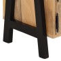 Mueble de TV madera maciza de mango 110x35x40 cm