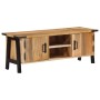 Massives Mangoholz-TV-Möbel 110x35x40 cm von , CD- und DVD-Speicher - Ref: Foro24-372722, Preis: 175,14 €, Rabatt: %