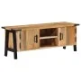 Mueble de TV madera maciza de mango 110x35x40 cm by , CD and DVD storage - Ref: Foro24-372722, Price: 171,67 €, Discount: %