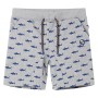 Pantalones cortos de niños con cordón gris claro melange 128 by , kids pants - Ref: Foro24-12332, Price: 10,20 €, Discount: %
