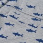 Pantalones cortos de niños con cordón gris claro melange 128 de , Pantalones de niños - Ref: Foro24-12332, Precio: 10,20 €