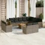 Set sofás de jardín con cojines 13 piezas ratán sintético gris de , Conjuntos de jardín - Ref: Foro24-3258924, Precio: 844,19...