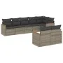 Set de sofás de jardín 8 pzas y cojines ratán sintético gris by , Garden sets - Ref: Foro24-3258553, Price: 519,02 €, Discoun...
