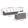 Set de sofás de jardín 8 pzas y cojines ratán sintético gris by , Garden sets - Ref: Foro24-3258553, Price: 519,02 €, Discoun...