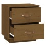 Bedside table solid honey brown pine wood 40x34x45 cm by vidaXL, Nightstands - Ref: Foro24-818331, Price: 67,06 €, Discount: %