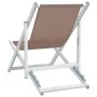 Faltbare Strandstühle, 2 Stück, Aluminium und Textilene, braun. von , Gartenstühle - Ref: Foro24-360170, Preis: 103,79 €, Rab...