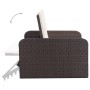 2-teiliges Gartenmöbel-Set und braune synthetische Rattankissen von vidaXL, Gartensets - Ref: Foro24-46079, Preis: 379,69 €, ...