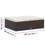 2-teiliges Gartenmöbel-Set und braune synthetische Rattankissen von vidaXL, Gartensets - Ref: Foro24-46079, Preis: 368,60 €, ...