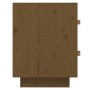 Bedside table solid honey brown pine wood 40x34x45 cm by vidaXL, Nightstands - Ref: Foro24-818331, Price: 67,06 €, Discount: %