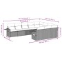 Set de sofás de jardín 10 pzas con cojines ratán sintético gris by , Garden sets - Ref: Foro24-3253027, Price: 604,78 €, Disc...