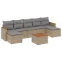 Set Gartensofas mit beigen Kissen 8 Stück PE Rattan von , Gartensets - Ref: Foro24-3258643, Preis: 462,22 €, Rabatt: %