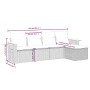 Juego de sofás jardín con cojines 5 pzas ratán sintético beige by , Garden sets - Ref: Foro24-3259160, Price: 392,91 €, Disco...