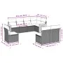 Set de sofás de jardín 8 pzas y cojines ratán sintético gris de , Conjuntos de jardín - Ref: Foro24-3260128, Precio: 504,56 €...