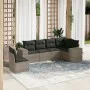 Gartenmöbel-Set, 6-teilig, mit grauen Polstern aus synthetischem Rattan. von , Gartensets - Ref: Foro24-3222629, Preis: 396,0...