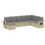 Juego de sofás de jardín con cojines beige 8 pzas ratán PE de , Conjuntos de jardín - Ref: Foro24-3252896, Precio: 514,71 €, ...