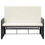 2-piece garden furniture set and black synthetic rattan cushions by vidaXL, Garden sets - Ref: Foro24-46078, Price: 390,13 €,...